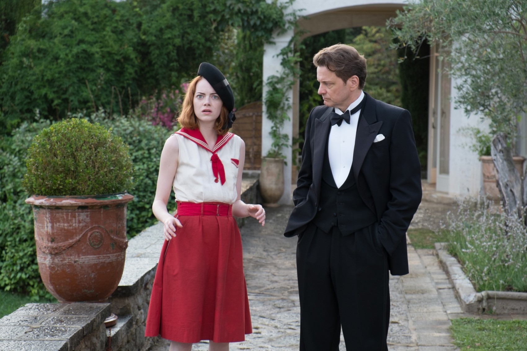 Woody Allen Colin Firth Emma Stone Magic in the moonlight
