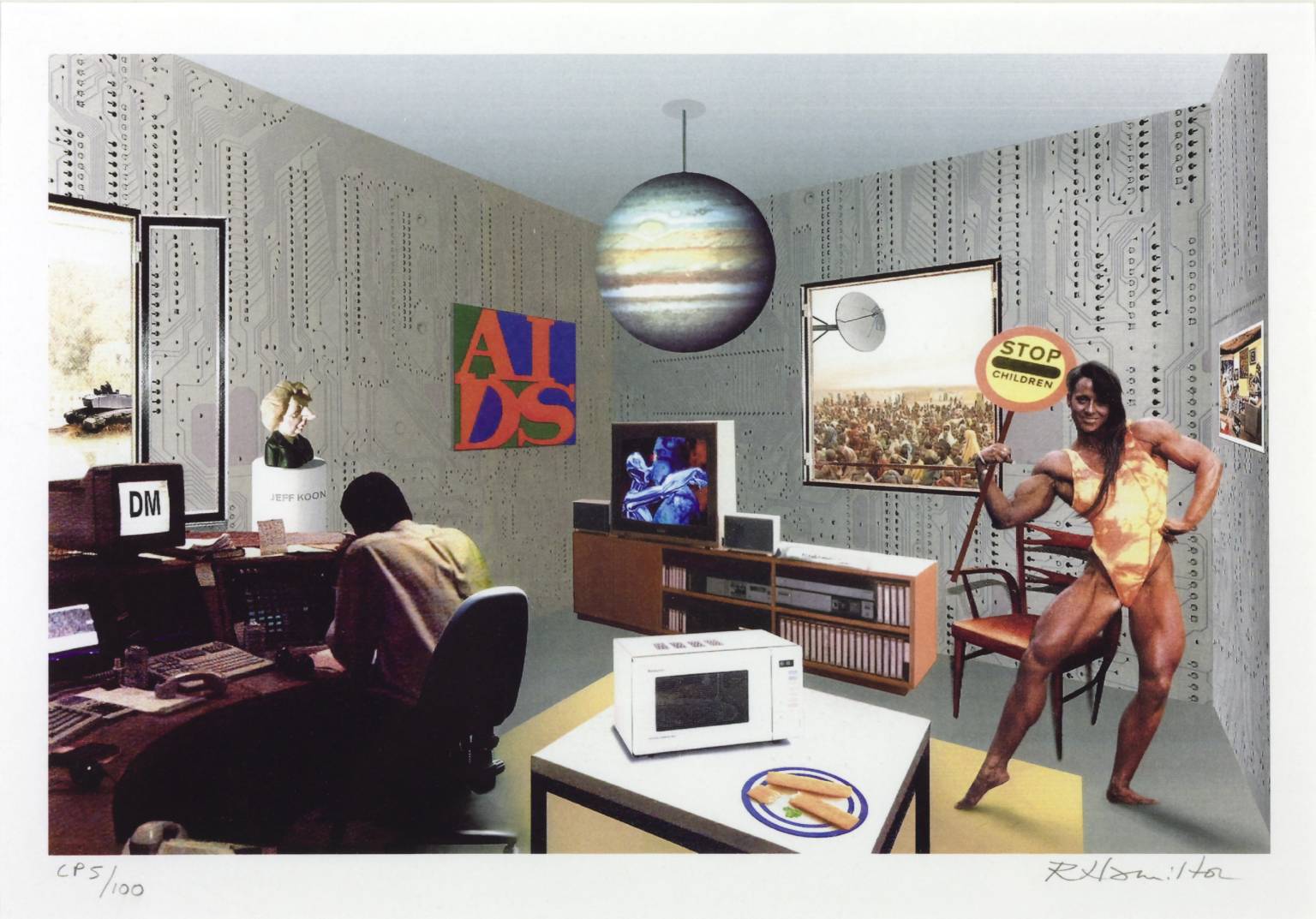Richard Hamilton Just what is it that makes today's homes so different? (1992). ©Tate Gallery, Londra