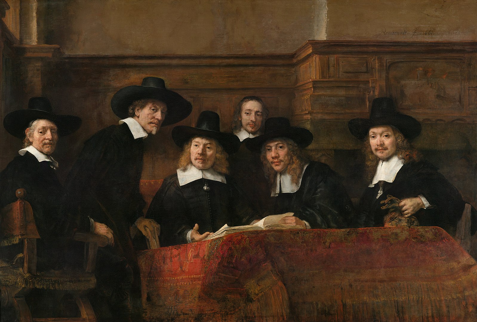 Rembrandt De Staalmeesters (1662)